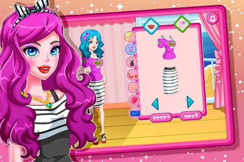 Superstar Dressup-girls game screenshot 4