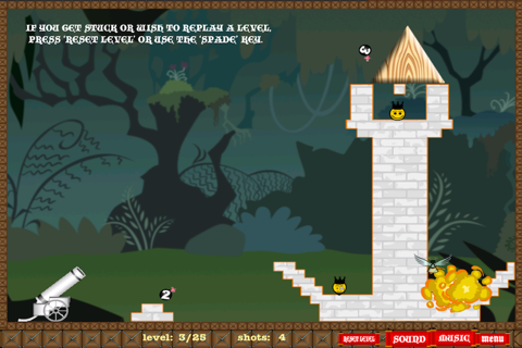 Castle Cannon Evil Assassin Game - Blast the King to Freedom screenshot 4