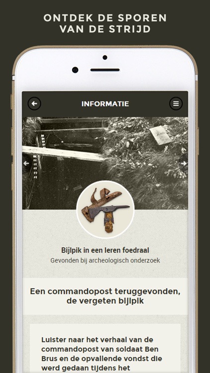 De slag om de Grebbeberg - Interactieve route screenshot-3