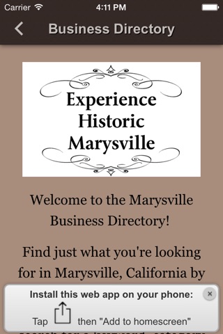Experience Historic Marysville screenshot 3