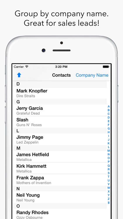 Contact Magic - Sort Address Book By Date Added, Name, Phone Number, Company and More