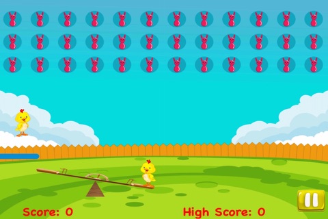 An Easter Chicken Seesaw for Kids - Awesome Marshmallow Peep Catch screenshot 3