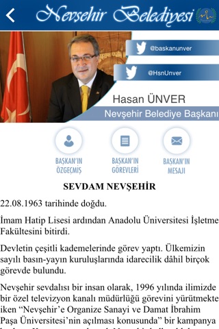 Nevşehir Belediyesi screenshot 2