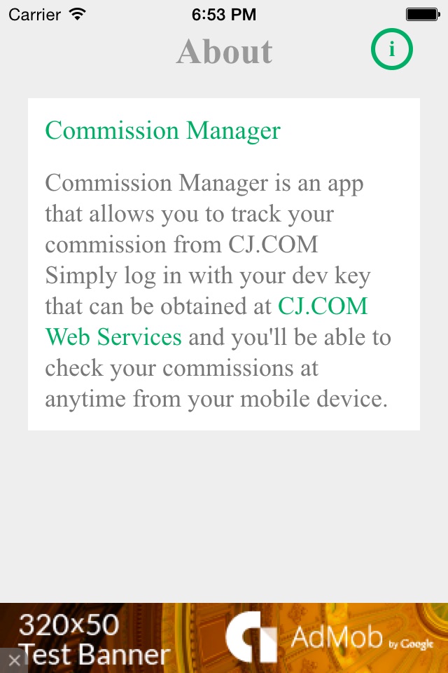 Commission Manager screenshot 2