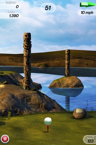 Flick Golf! screenshot 2