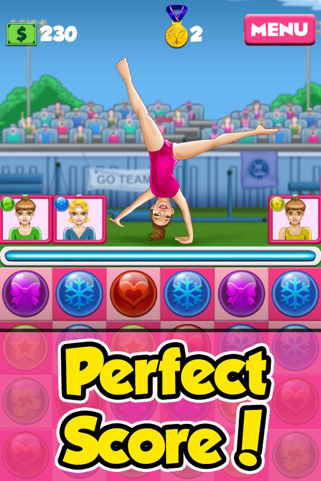 Gymnastics Girl Hero - Sports Competition Game FREE screenshot 2