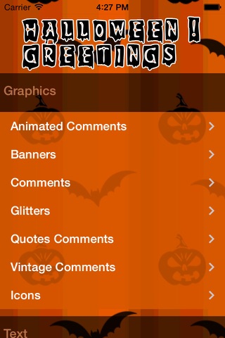 Halloween Greetings screenshot 2