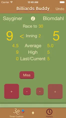 Game screenshot Billiards Buddy Score Counter apk