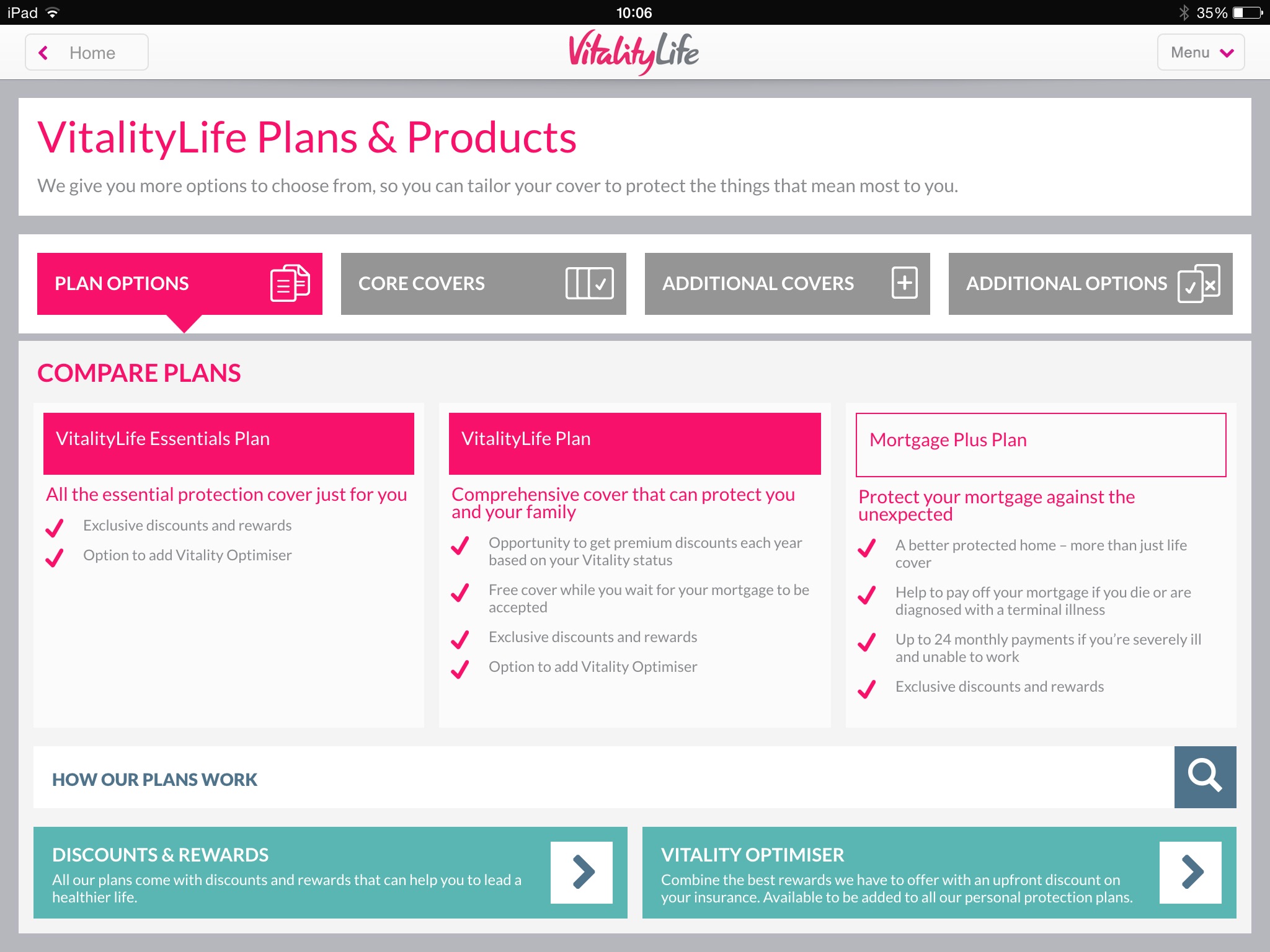 VitalityLife MyPlan screenshot 3