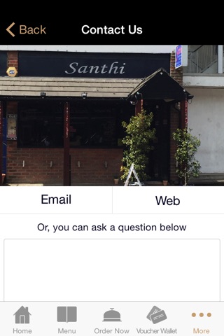 Santhi Indian Restaurant Amersham screenshot 3
