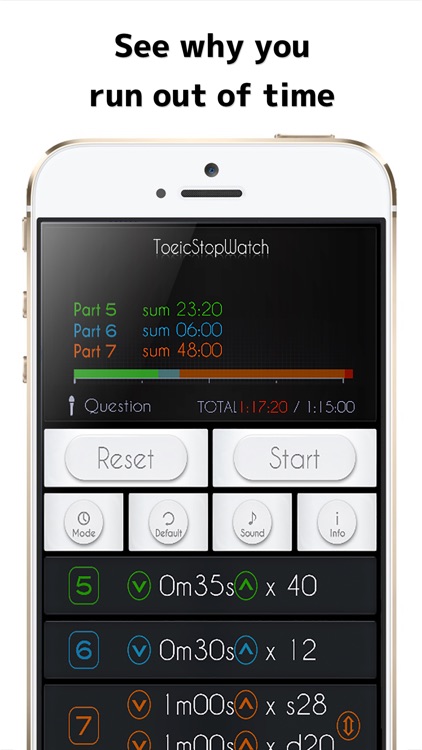 ToeicStopWatch: stopwatch/timer for TOEIC