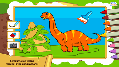 How to cancel & delete Marbel Mewarnai Dinosaurus from iphone & ipad 4