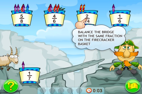 Fractions & Smart Pirates. Lite screenshot 3