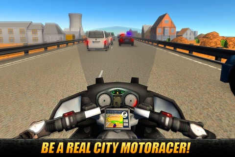 Moto Traffic Rider 3D: Speed City Racing Full screenshot 4