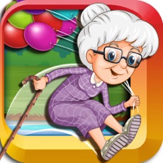 Activities of Help Grandma Jump Through the River to Escape from the Crocodiles