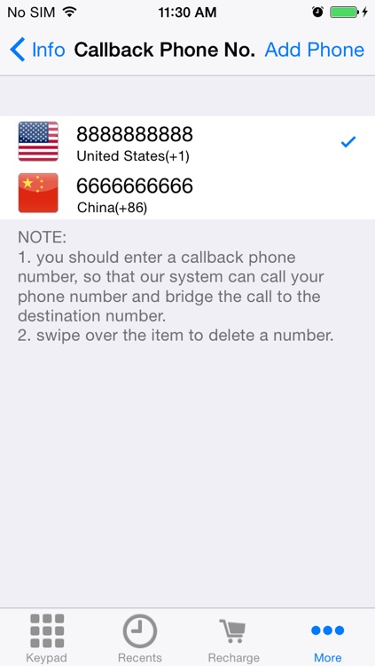 Callback Dialer - cheap calls/VoIP without WiFi/3G