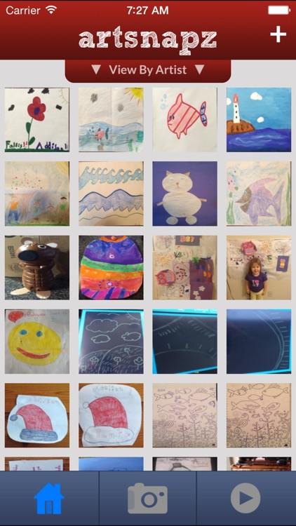 artsnapz:  Store and share your child's artwork.