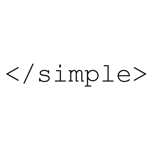 Simple HTML icon