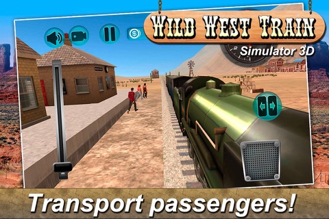 Wild West Train Simulator 3D Free screenshot 2