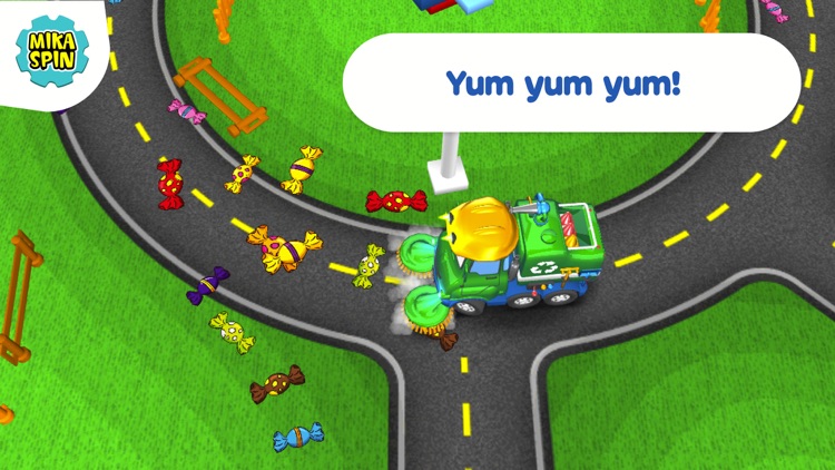 Mika 'Sweeper' Spin — street sweeper fun game for kids screenshot-4