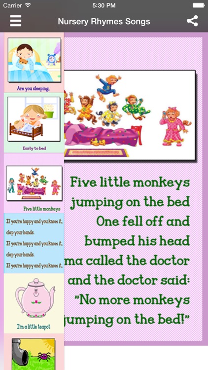 Nursery Rhymes Songs For Kids Using Flashcards