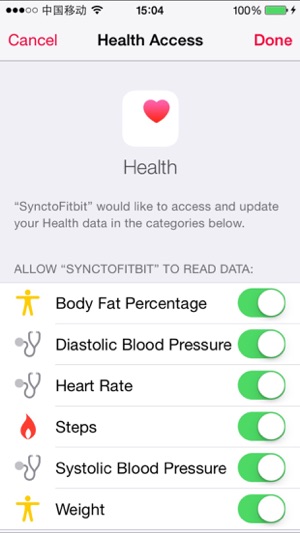 Sync from Health to Fitbit(圖3)-速報App