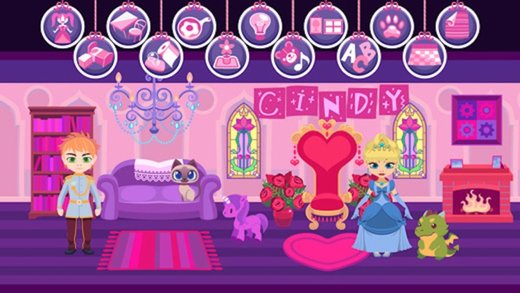 Princess Castle - Doll House Maker, Spa & Dress Up