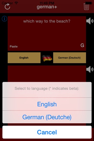 german+: German & English Translator and Translation Engine screenshot 4