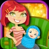 Newborn baby birth – Little doctor and mother care game