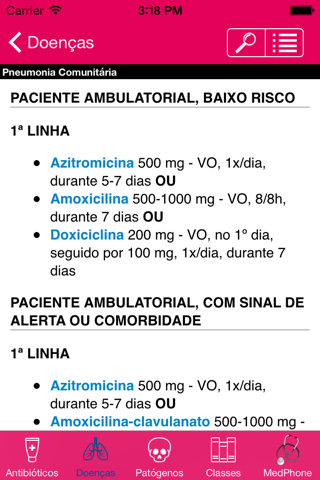 Guia dos Antibióticos screenshot 3