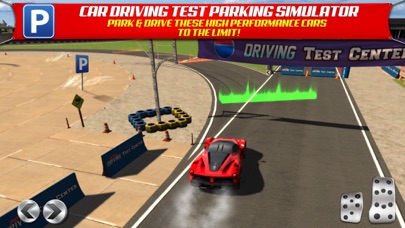 Car Driving Test Parking Simulator - Real Top Sports & Super Race Cars Park Racing Games Screenshot 1