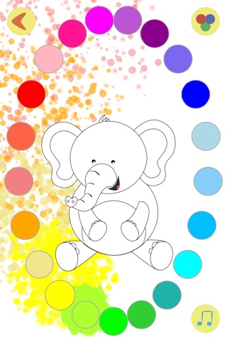 Plastic Draw: your kid can play the game with funny animals and color them screenshot 2