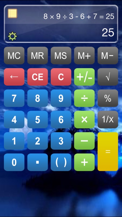 Calculator HD% - Basic Calculater App Pro with Formula Display & Notable Paper Tape for the iPad,iPhone and iPod