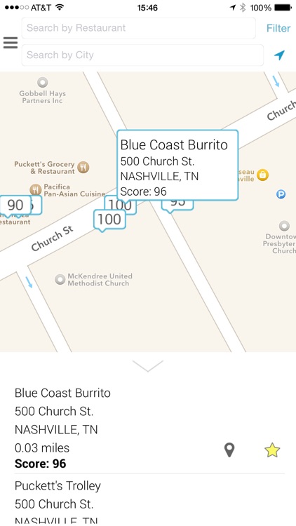 Tennessee Restaurant Inspection Scores