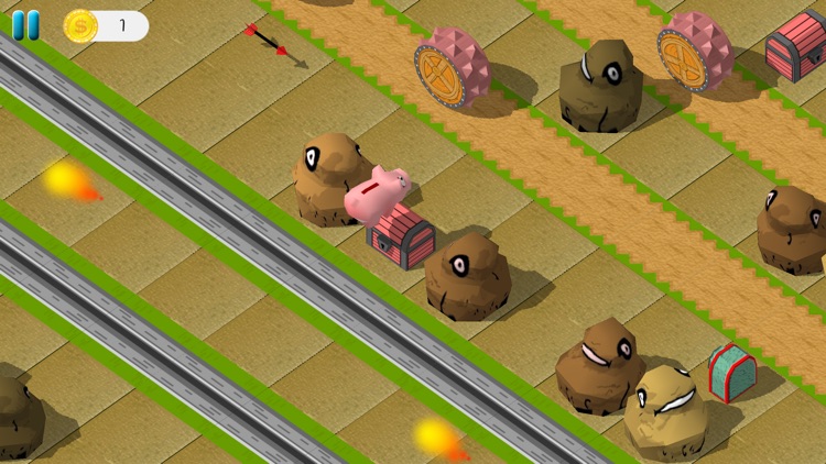 Piggy Bank - Crossy Piggy Game screenshot-0