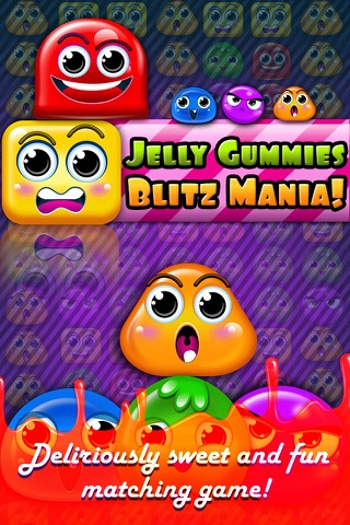 A Sweet Yummy Jelly Matching Puzzle - Gummy Beans Pop Crush screenshot 4