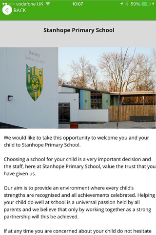 Stanhope Primary School screenshot 2
