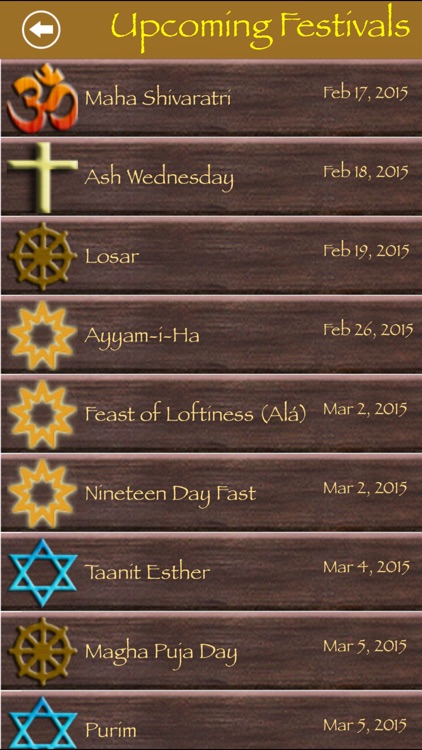 Festivals and Holy Days screenshot-3