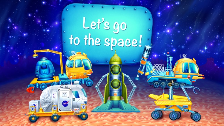 Tiny space vehicles: cosmic cars for kids screenshot-0