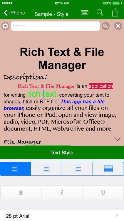 Rich Text & File Manager screenshot-4