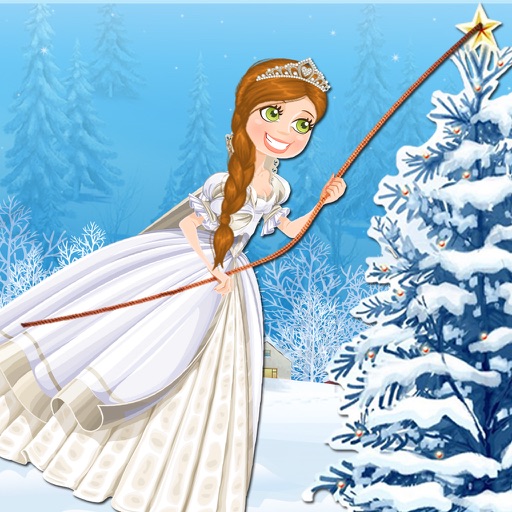 Adorable Snowy Winter Princess Swinging Adventure : Beautiful Christmas Ice Village FREE icon