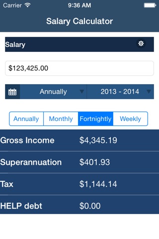 OZ Tax Calculator screenshot 3