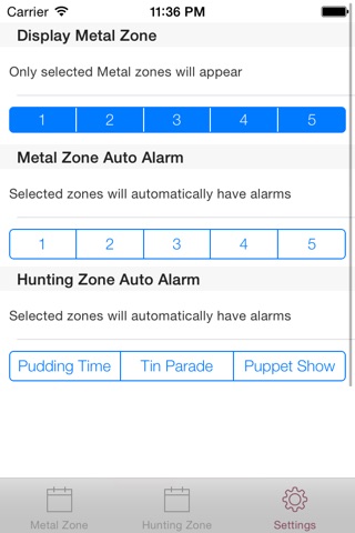 Metal Zone Schedule screenshot 3