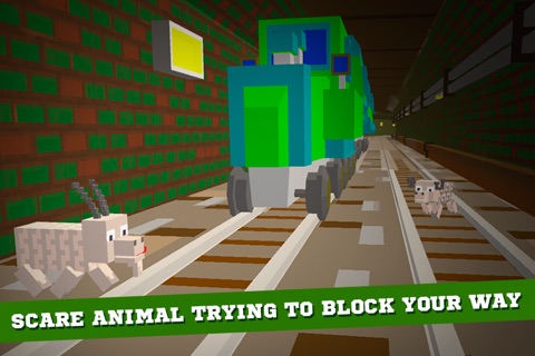 Pixel Subway Train Simulator 3D Full screenshot 3