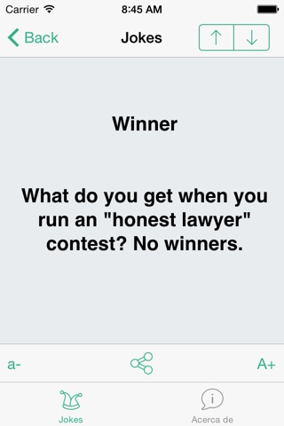 Lawyer's Jokes screenshot 2