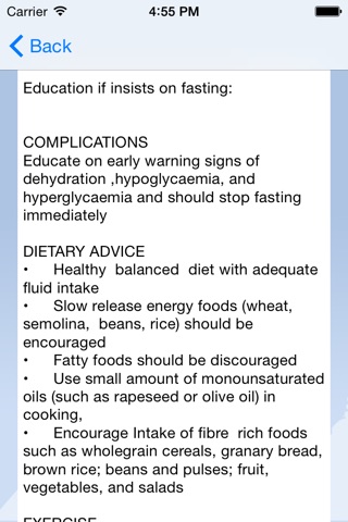 Ramadan & Diabetes screenshot 2