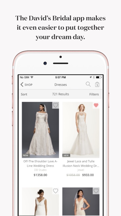 David's Bridal Wedding Dresses, Bridesmaids, Gifts screenshot-0