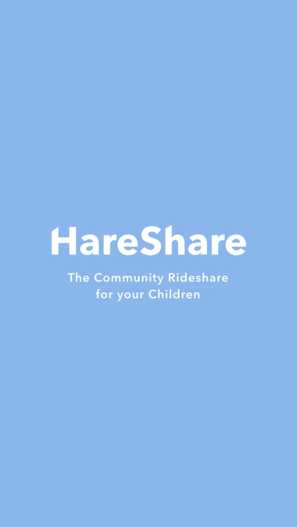 HareShare- Community Based Kids RideShare screenshot-0