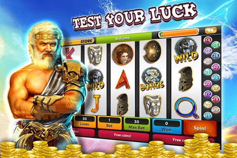 Slots Of The Gods- Master of lightning and casino screenshot 2