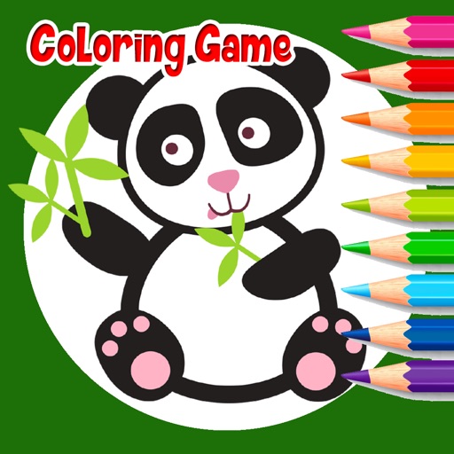 Little Panda Adventure Coloring for Kids icon